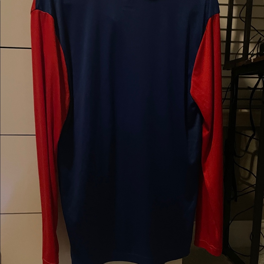 NWOT Fanatics Red and Blue Quarter-Zip Pullover - Picture 8 of 8
